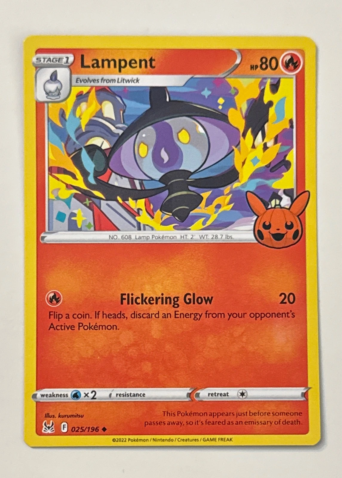 Lampent - Trick or Trade BOOster Bundle #025/196
