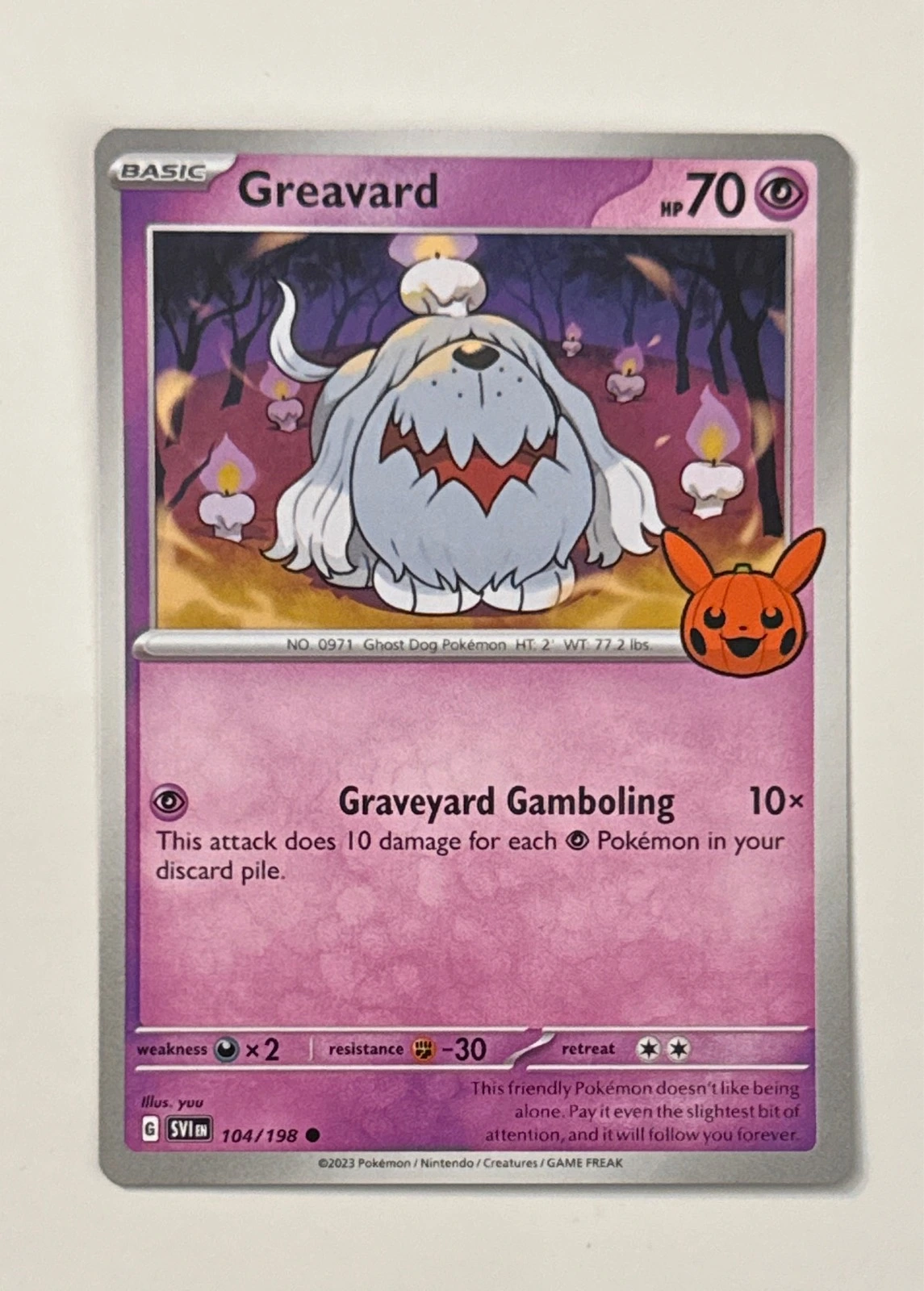 Greavard - Scarlet & Violet #104/198