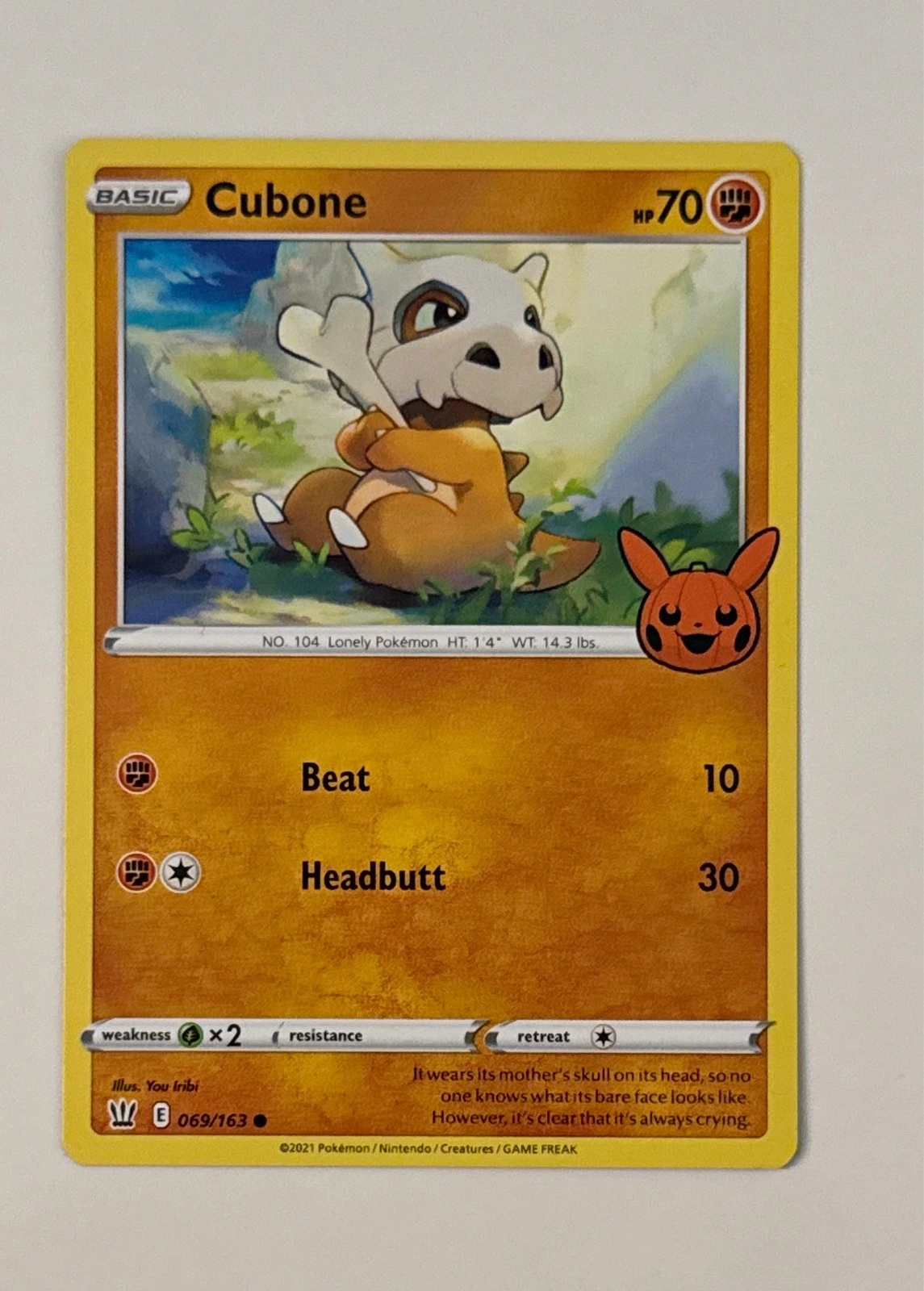 Cubone - Pokémon Trick or Trade BOOster Bundle #069/163