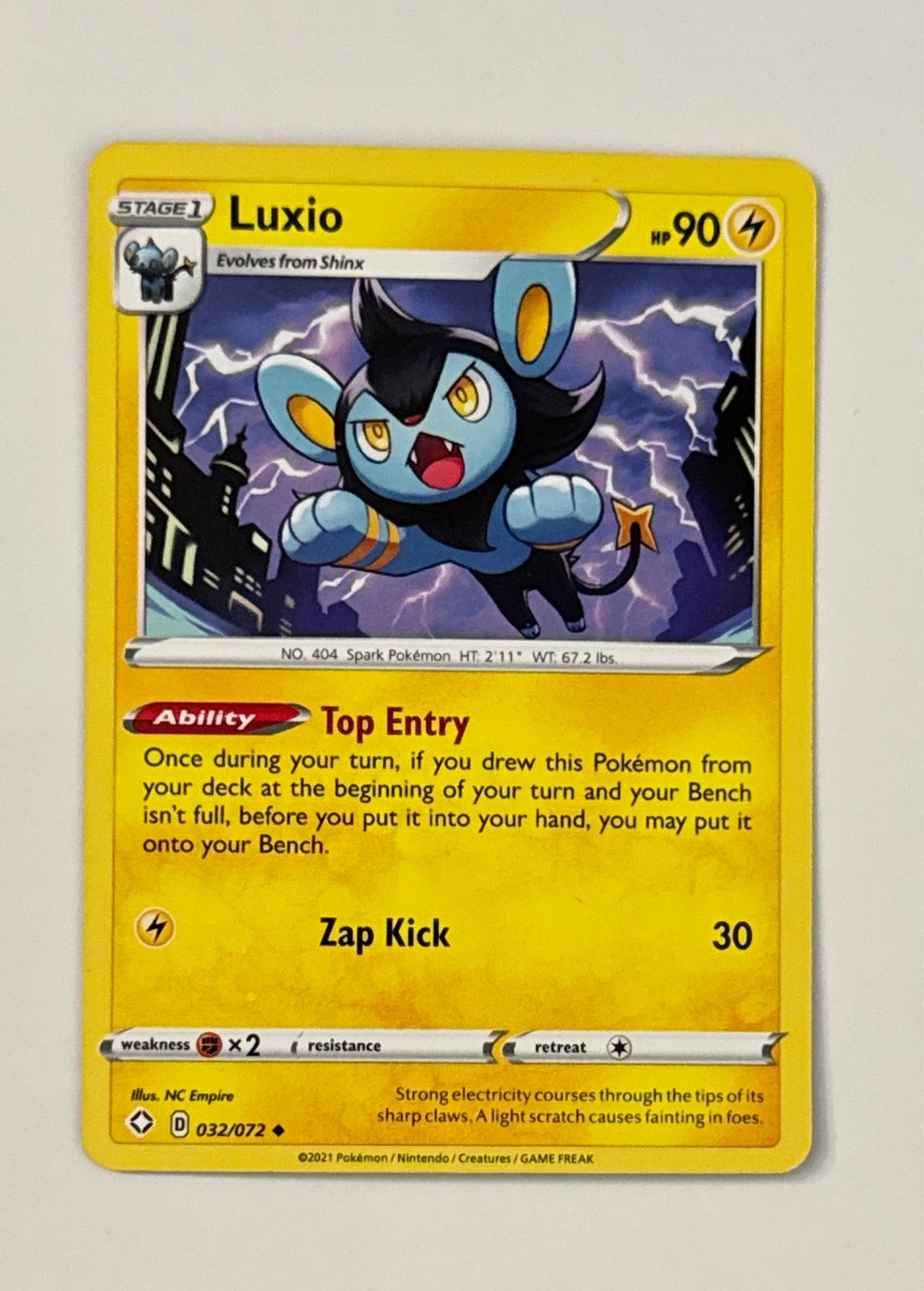 Luxio - Pokémon Shining Fates #032/072