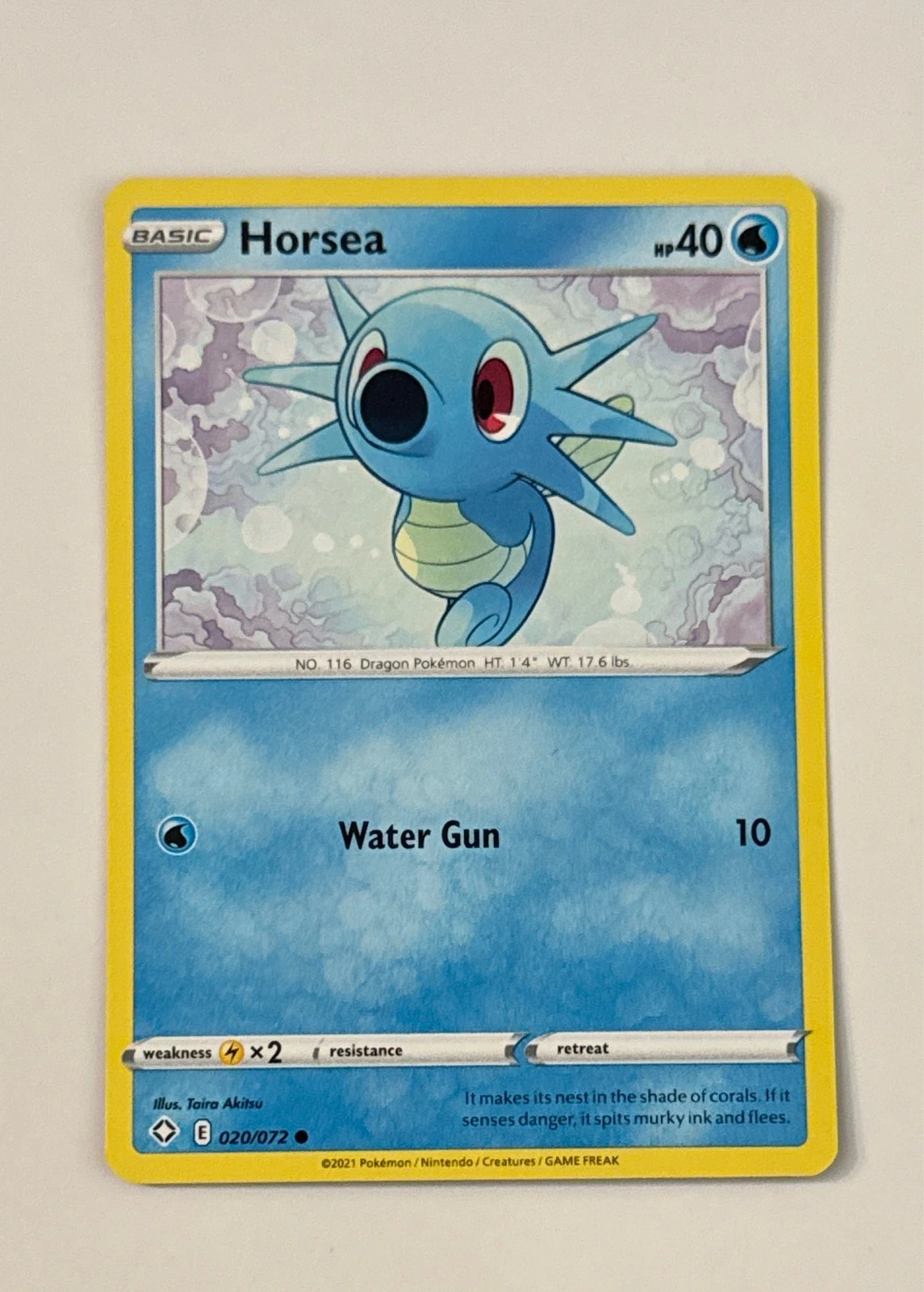 Horsea - Evolving Skies #020/072