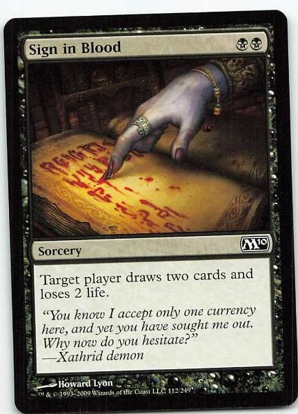 Sign in Blood #112/249