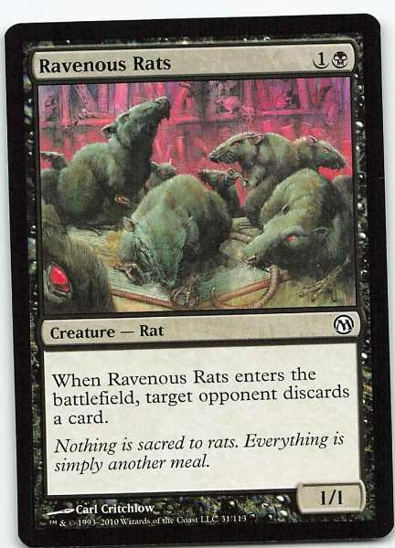 Ravenous Rats - Invasion, Magic 2013, 8th Edition #31/115
