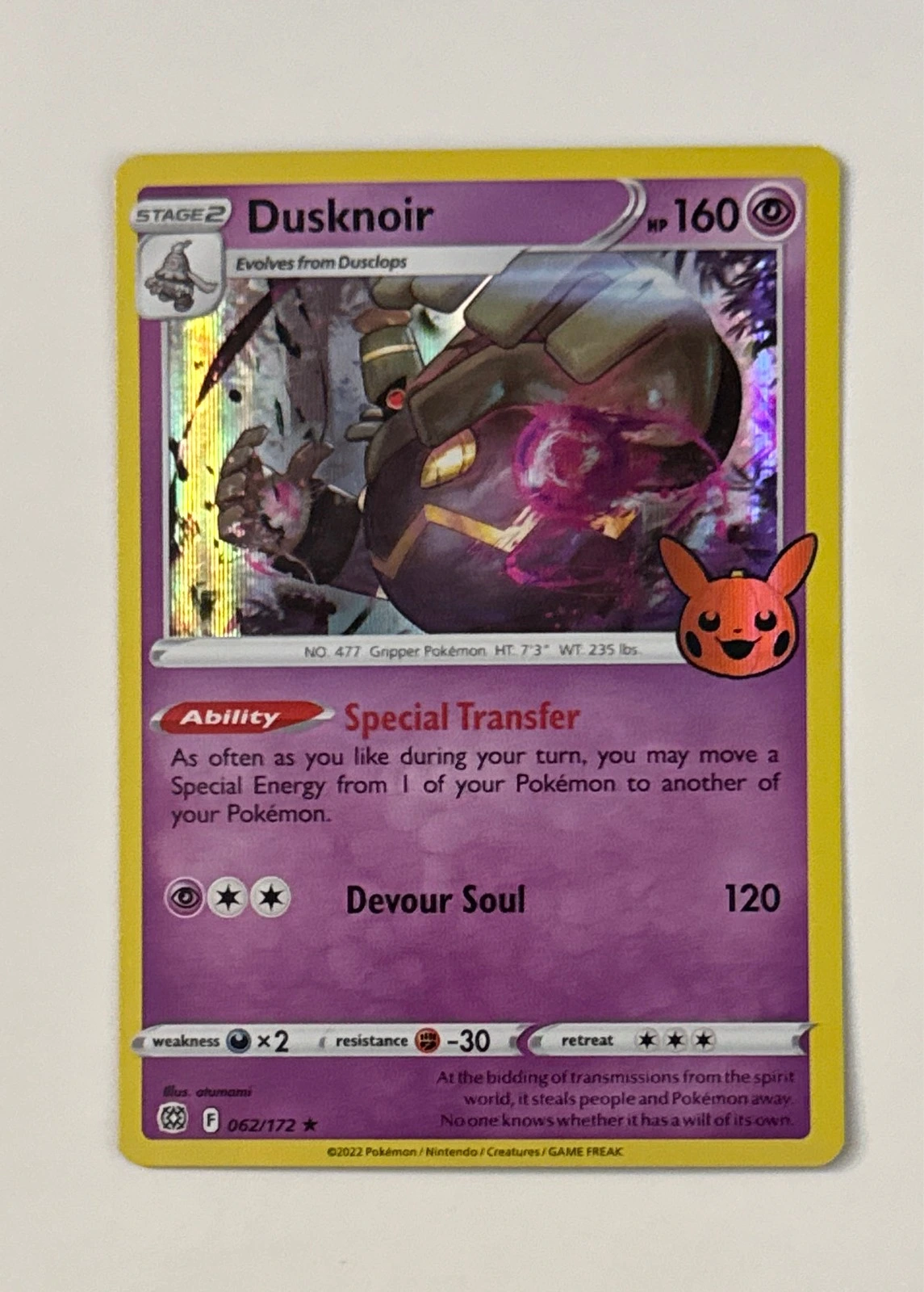 Dusknoir - Pokémon GO #062/172