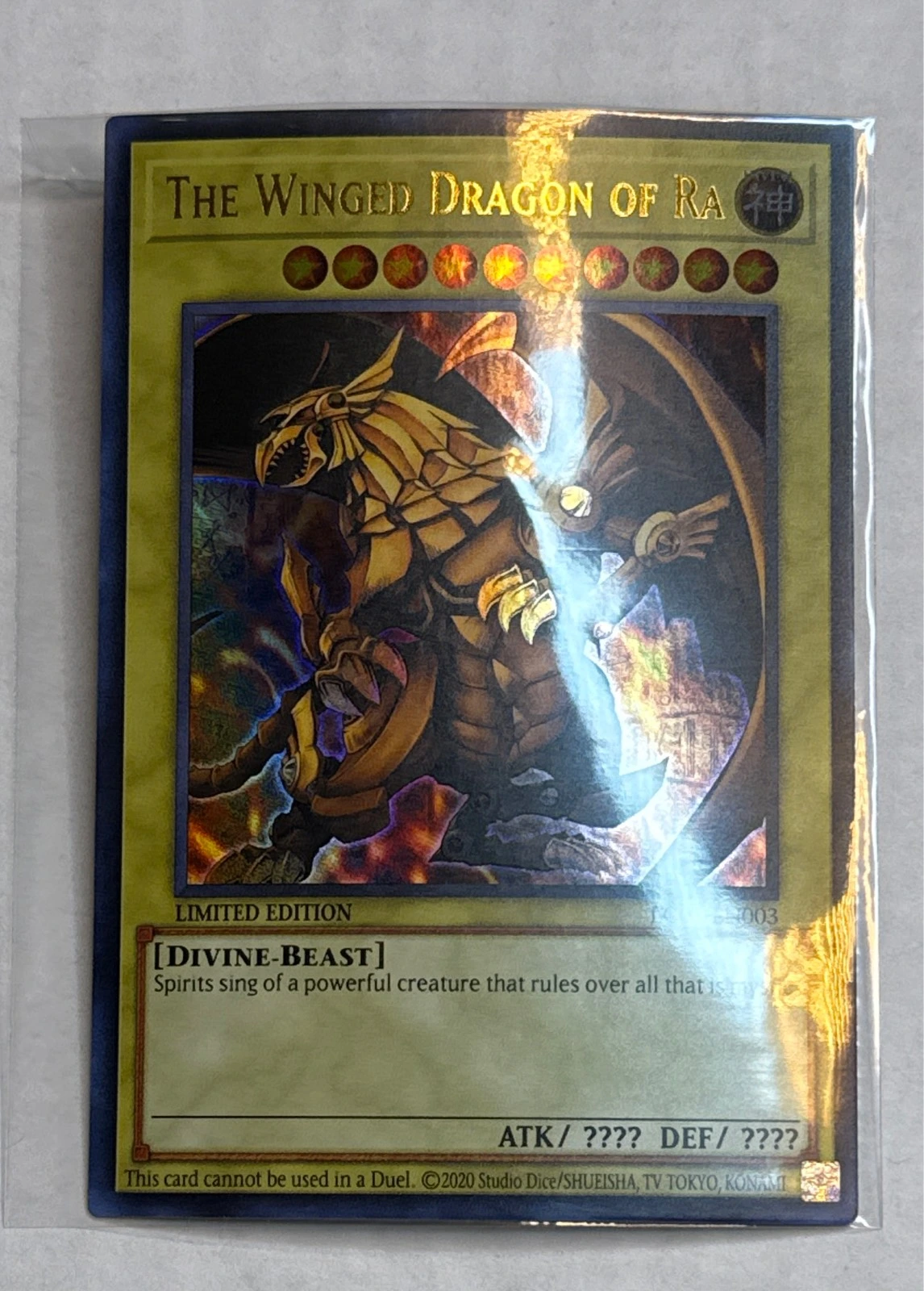 The Winged Dragon of Ra - Egyptian God Deck: Slifer the Sky Dragon #EGS1-EN003