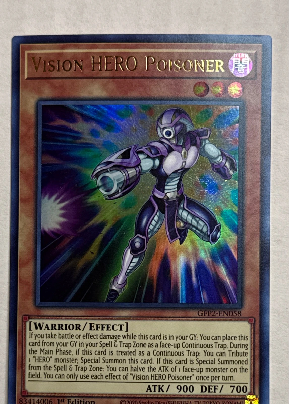 Vision HERO Poisoner - Ghosts From the Past: The 2nd Haunting #GFP2-EN058