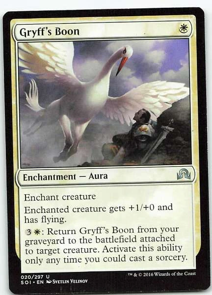 Gryff's Boon - Shadows over Innistrad #020/297
