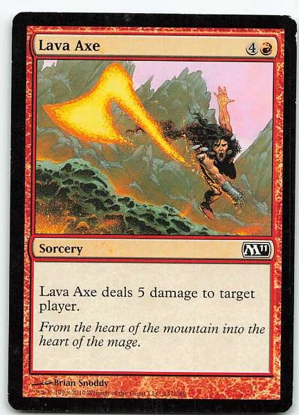 Lava Axe - Core Set 2011 #137/249