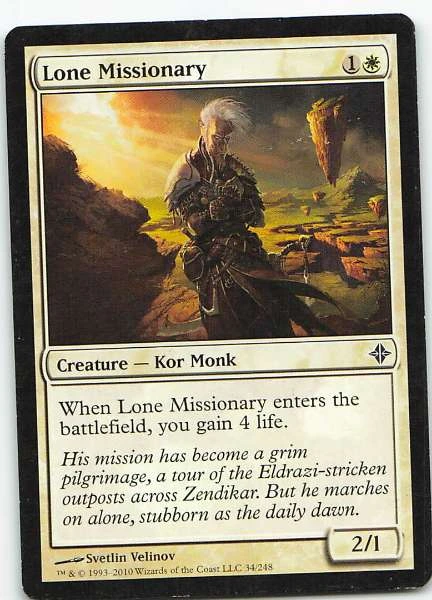 Lone Missionary - Rise of the Eldrazi #34/248