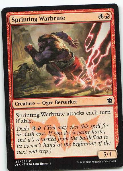 Sprinting Warbrute - Dragons of Tarkir #157/264