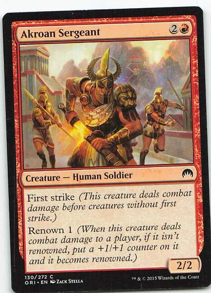 Akroan Sergeant - Magic Origins #130/272
