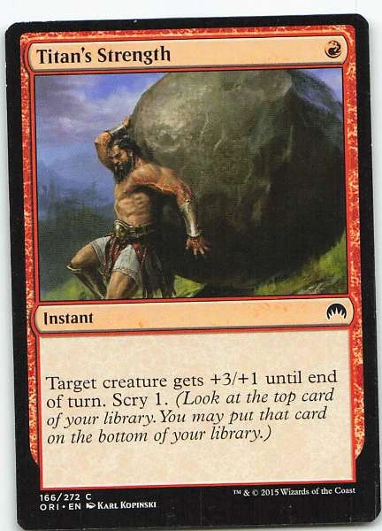 Titan's Strength - Magic Origins #166/272