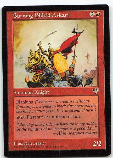 Burning Shield Askari - Mirage #162