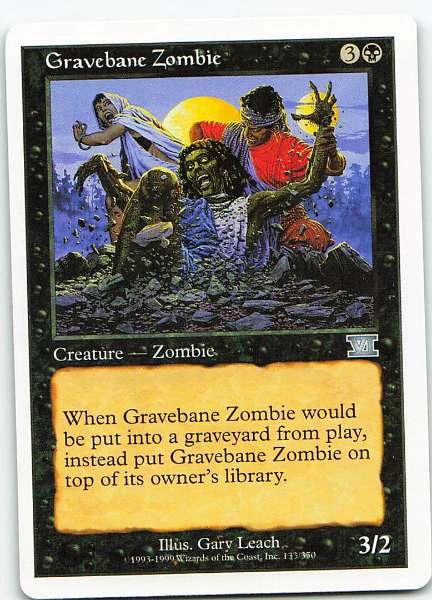 Gravebane Zombie - Classic Sixth Edition #133/350