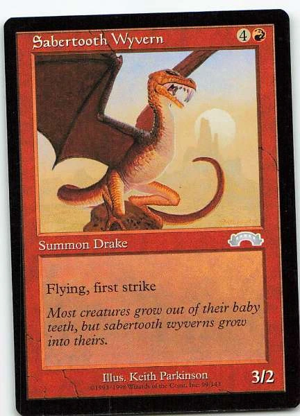 Sabertooth Wyvern - Exodus #99/143