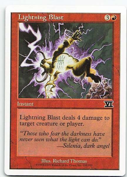 Lightning Blast - Classic Sixth Edition #193/350