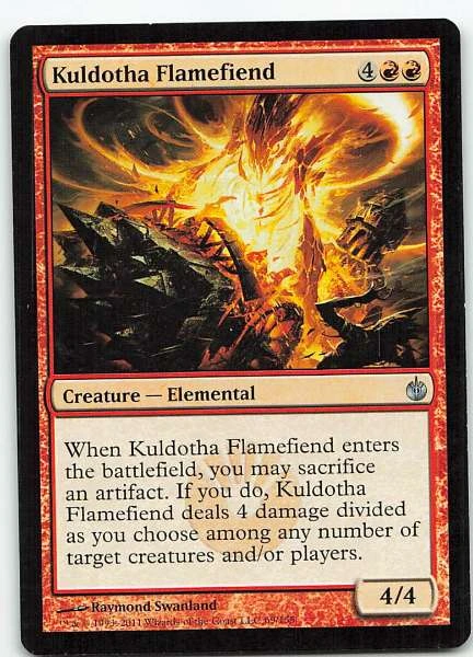 Kuldotha Flamefiend - Mirrodin Besieged #69/155