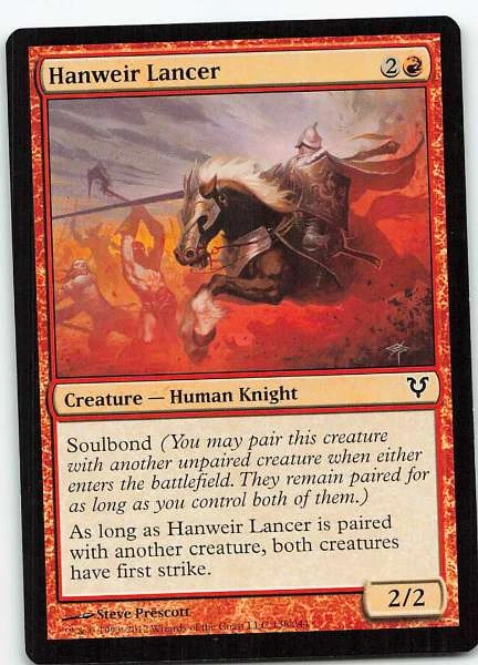 Hanweir Lancer - Avacyn Restored #138/244