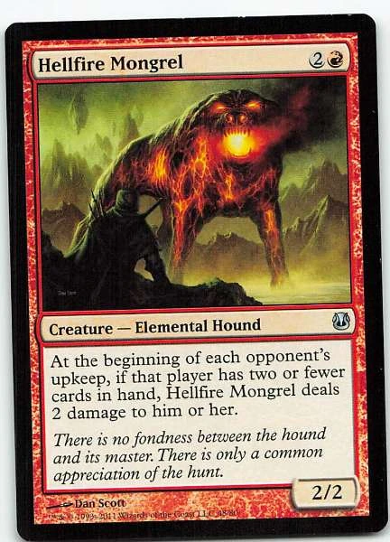 Hellfire Mongrel - Duel Decks: Ajani vs. Nicol Bolas #48/80