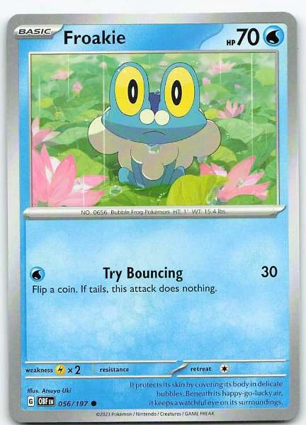 Froakie - Obsidian Flames #056/197