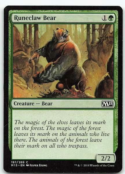 Runeclaw Bear - Core Set 2015 #197/269