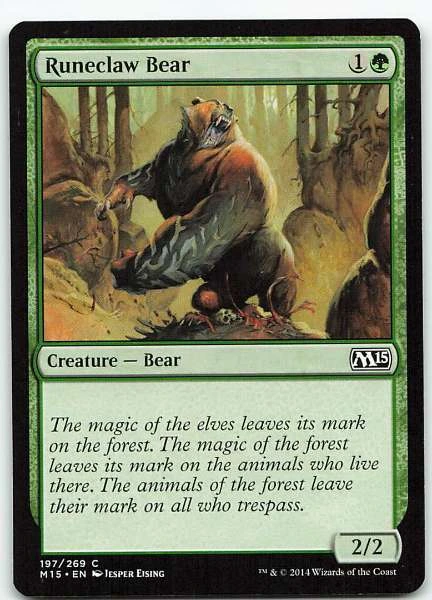 Runeclaw Bear - Magic 2015 #197/269