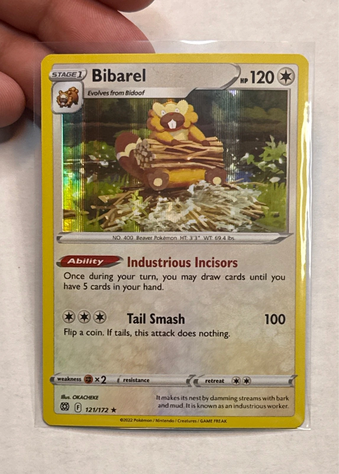 Bibarel - Brilliant Stars #121/172