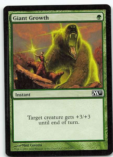 Giant Growth - Magic 2011 #178/249
