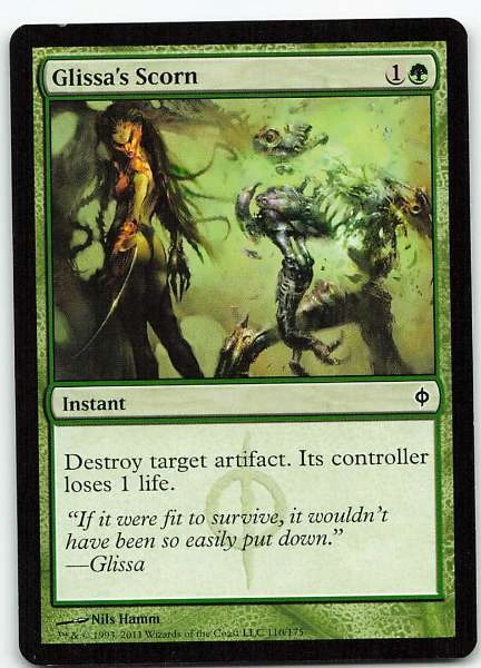 Glissa's Scorn - New Phyrexia #110/175