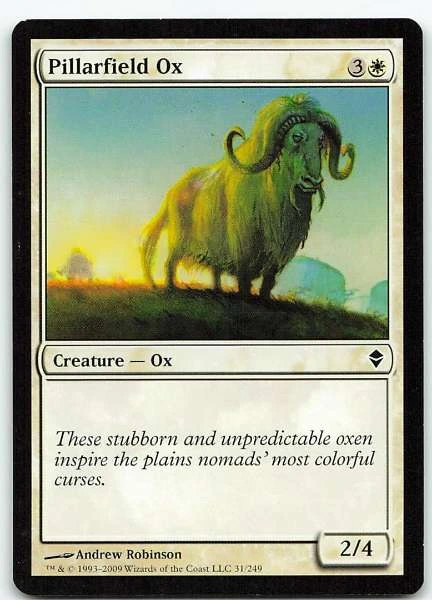 Pillarfield Ox - Zendikar #31/249