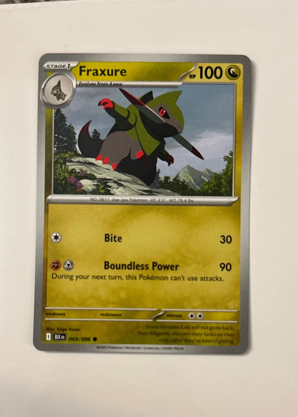 Fraxure - Black & White #069/086
