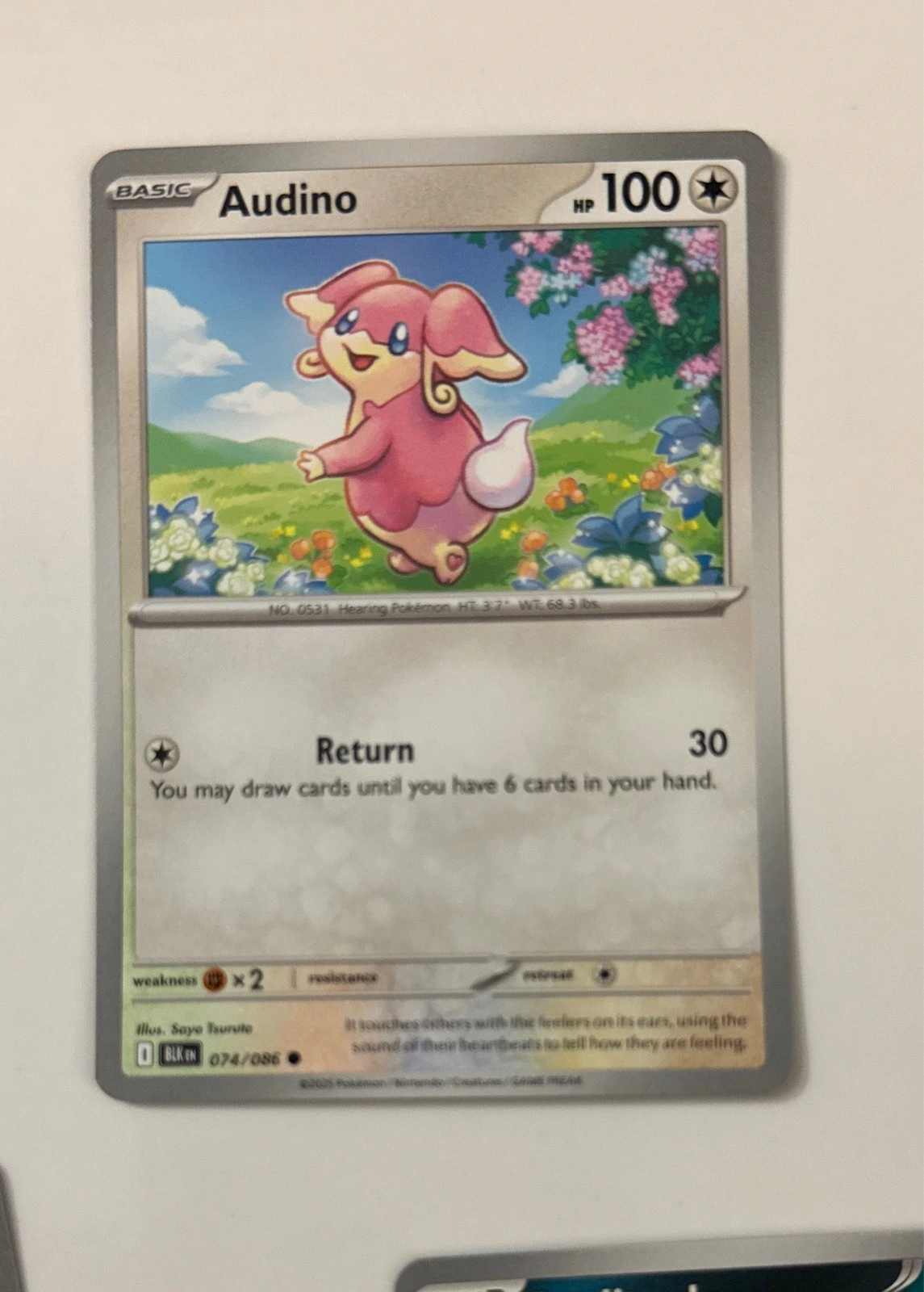 Audino - Black & White #074/086