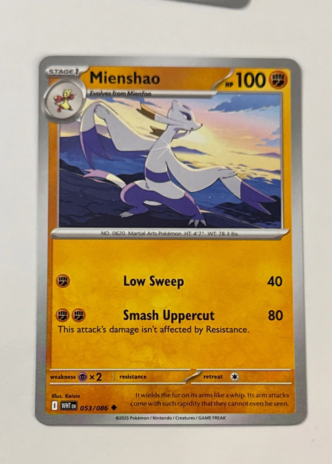 Mienshao - Prismatic Evolutions #053/086