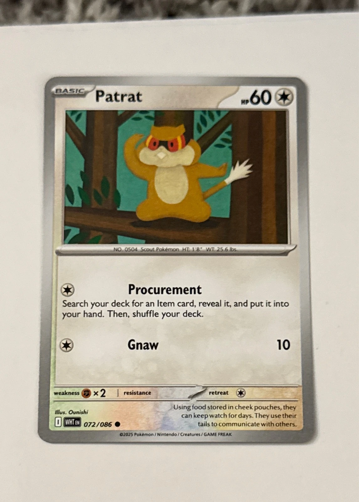 Patrat - White #072/086