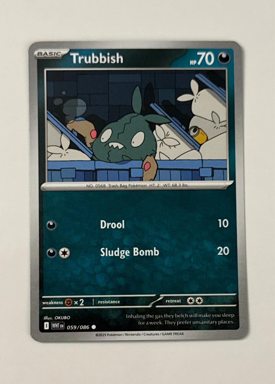 Trubbish - Pokémon TCG: Scarlet & Violet—Prismatic Evolutions #059/086