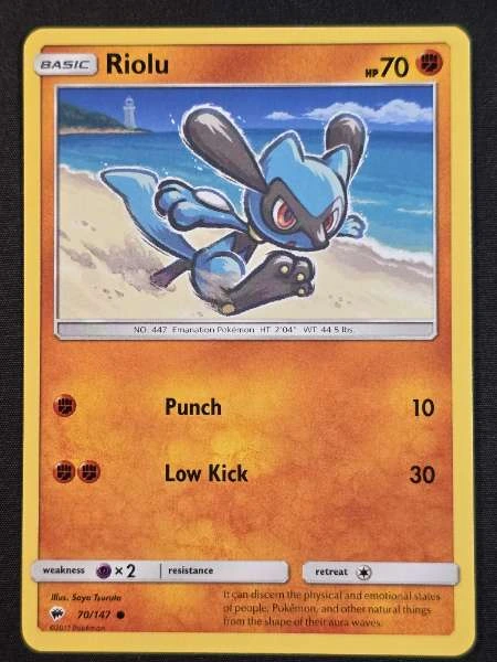 Riolu - Burning Shadows #70/147