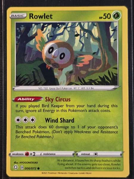 Rowlet - Shining Fates #006/072