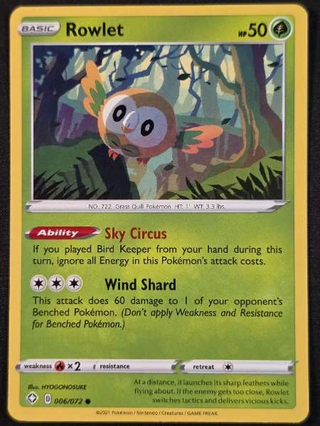 Rowlet - Shining Fates #006/072