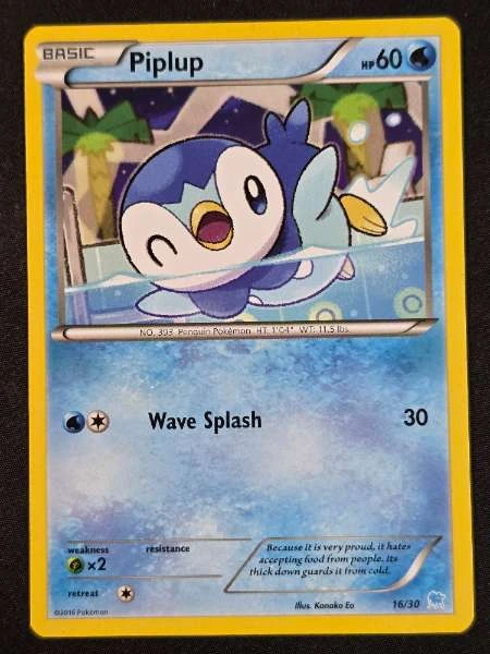 Piplup - XY Trainer Kit: Pikachu Libre & Suicune #16/30