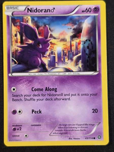 Nidoran♂ - Steam Siege #43/114