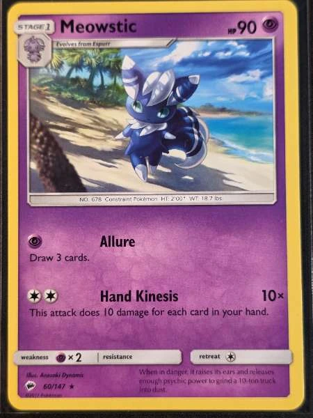 Meowstic - Burning Shadows #60/147