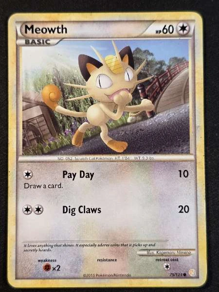 Meowth - HeartGold & SoulSilver #75/123