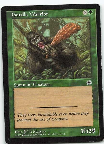 Gorilla Warrior - Urza's Saga