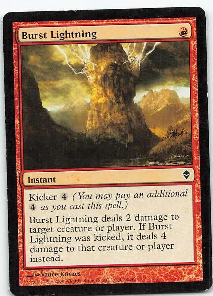 Burst Lightning - Zendikar #119/249