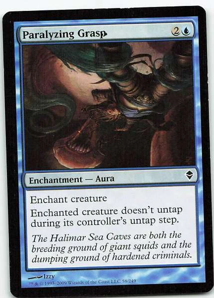 Paralyzing Grasp - Zendikar #58/249