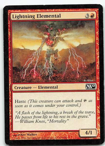 Lightning Elemental - Magic 2012 #137/249