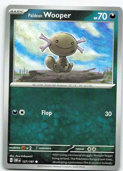 Paldean Wooper - Obsidian Flames #127/197