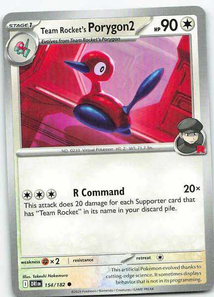 Team Rocket's Porygon2 - Destined Rivals #154/182