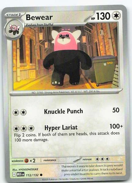 Bewear - Sun & Moon Base Set #112/132
