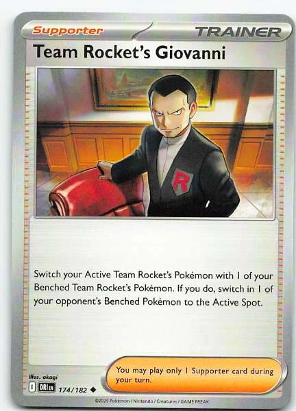 Team Rocket's Giovanni - Destined Rivals #174/182